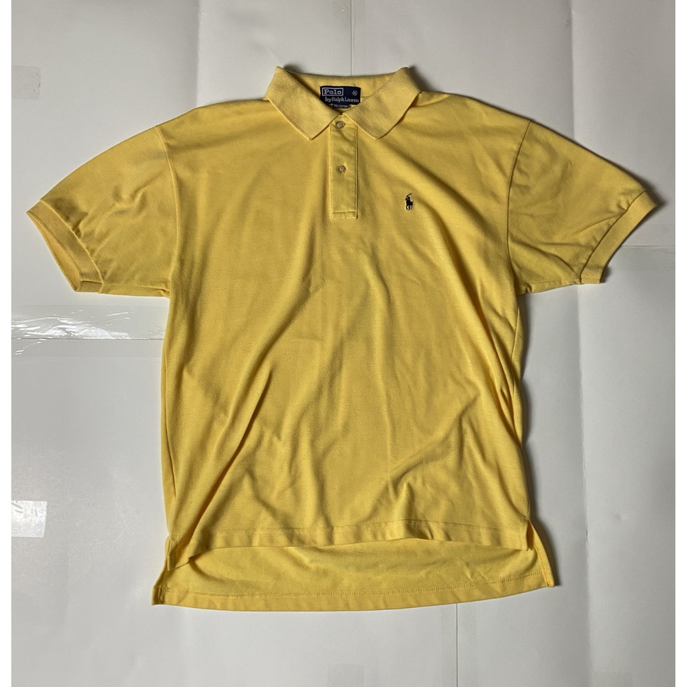 Polo Ralph Lauren Men's Extra Large Short Sleeve Yellow Polo